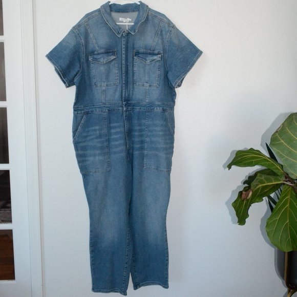 Good American Fit for Success Jumpsuit Size 7 (4XL) NWT - Picture 2 of 10